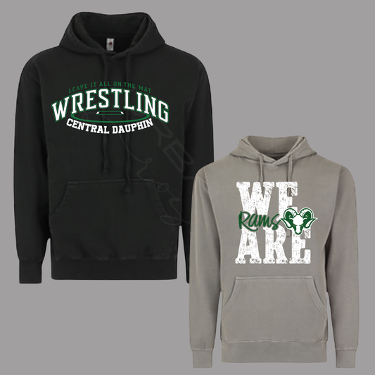 CD Boys Wrestling Vintage Hoodie