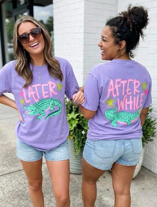 Later Gator/After While Croc Shirt