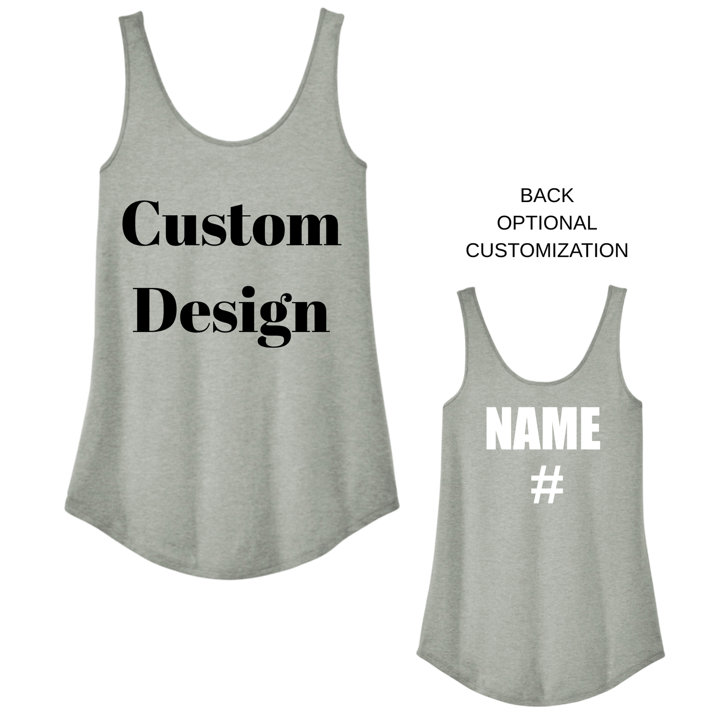 Custom Linglestown Allstars Women's Tank
