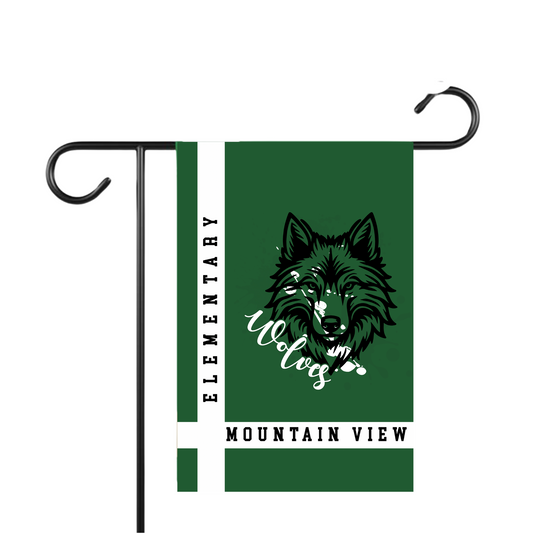 Mountain View Garden Flag
