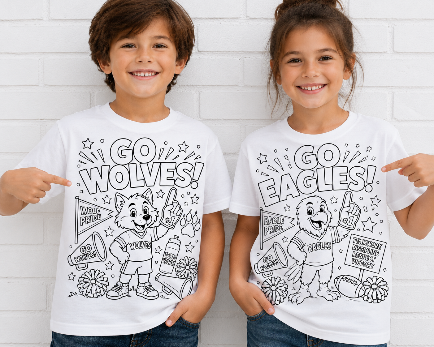 Color Your School Spirit Tees