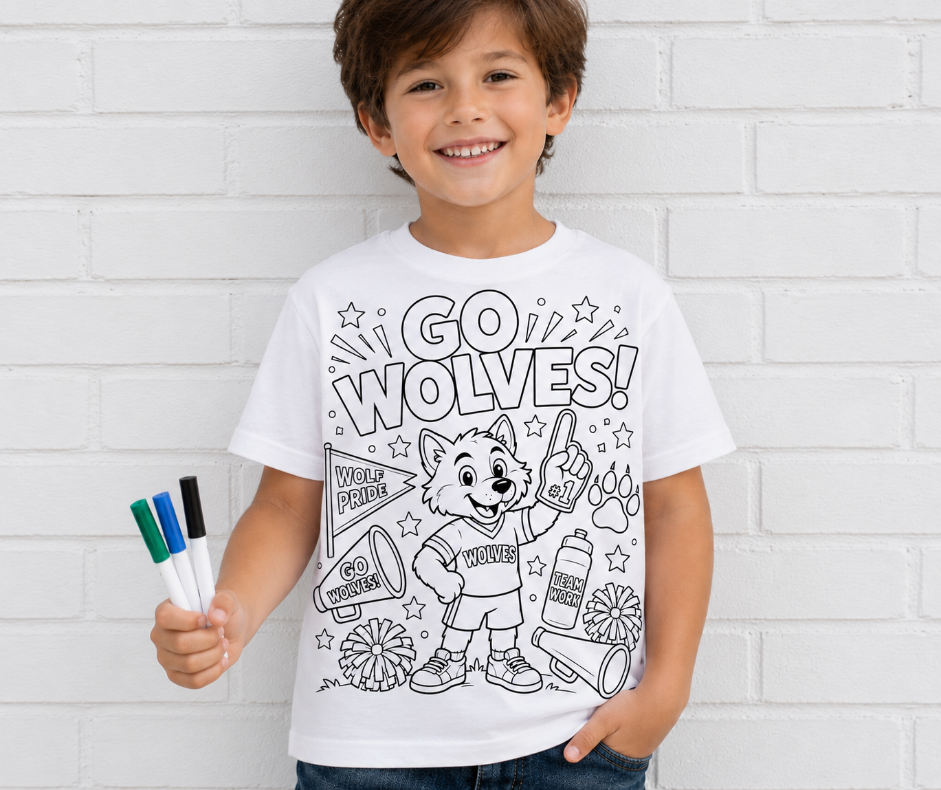 Color Your School Spirit Tees