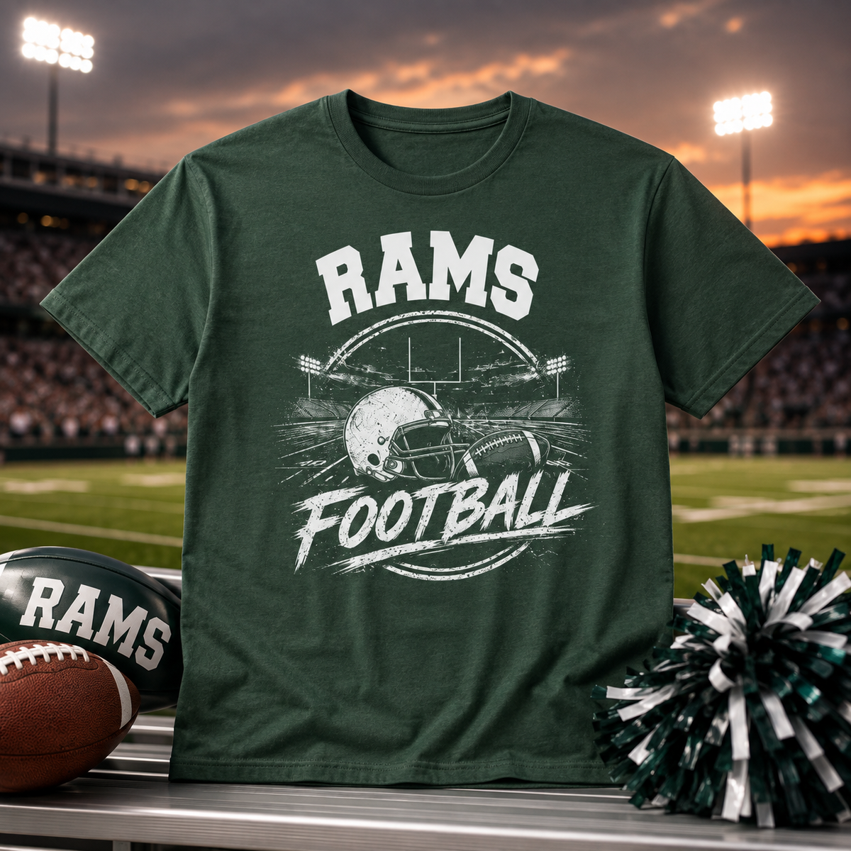 Custom Mascot Football Stadium