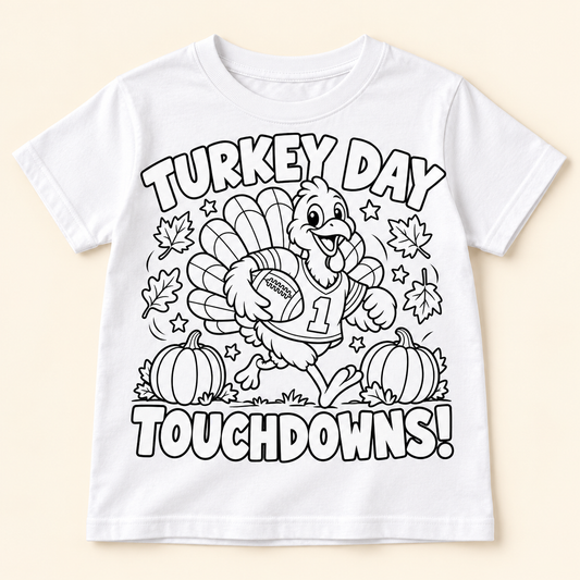 Turkey Coloring Tee