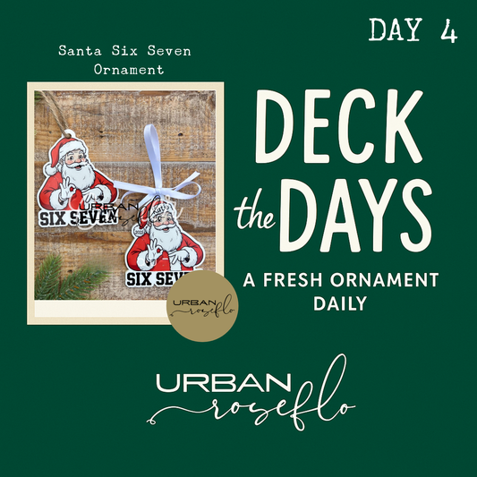 Santa Six Seven Ornament