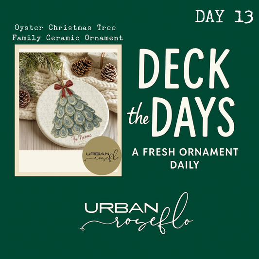 Oyster Christmas Tree Family Ornament