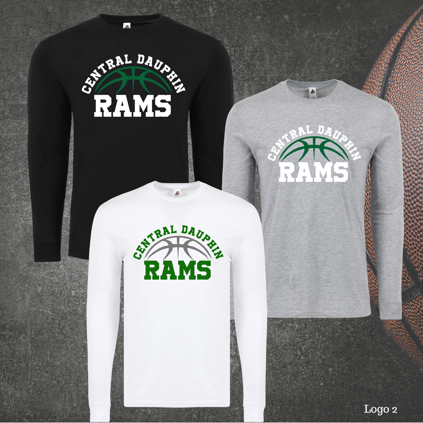 CD Girls Middle School Basketball Hoops Graphic