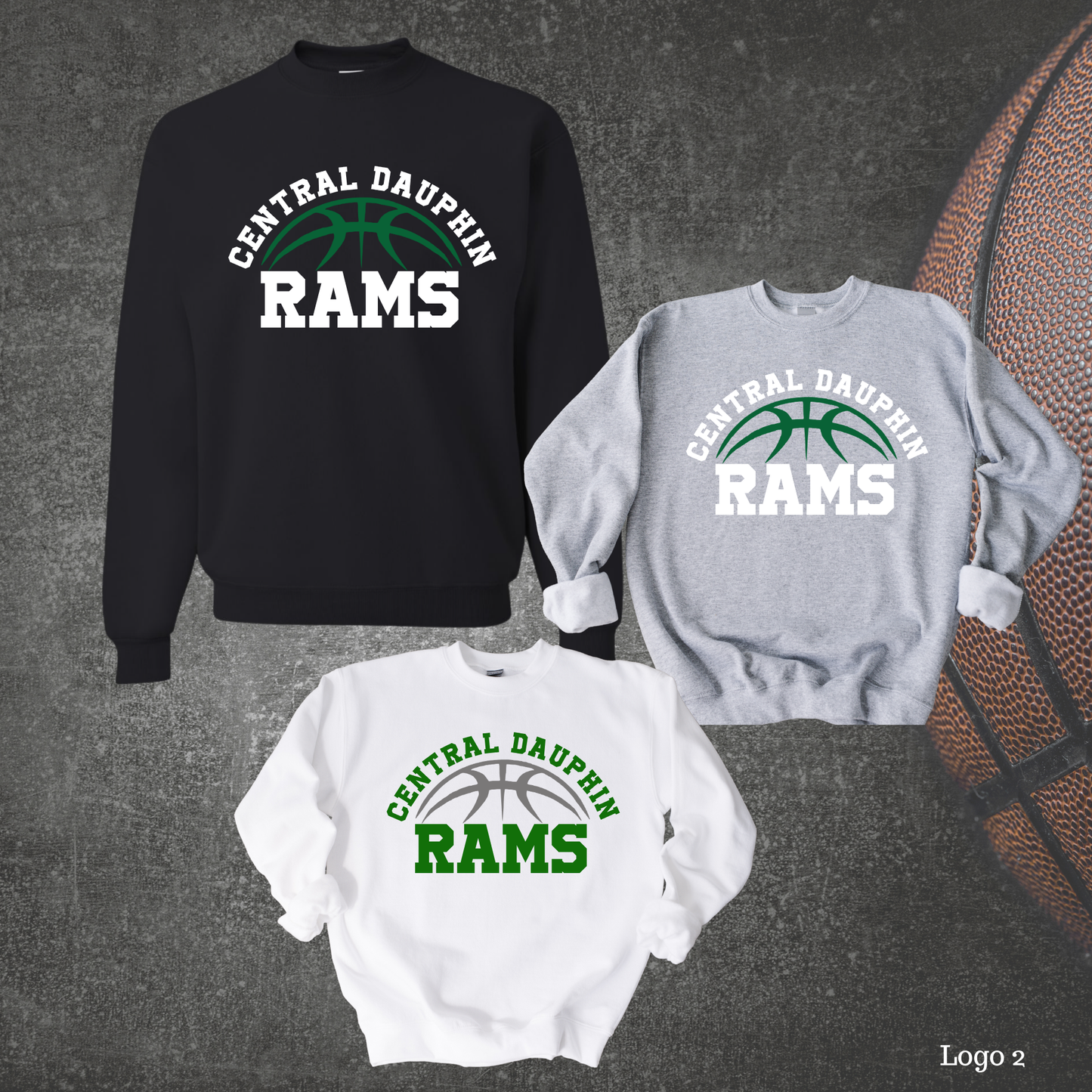 CD Girls Middle School Basketball Hoops Graphic