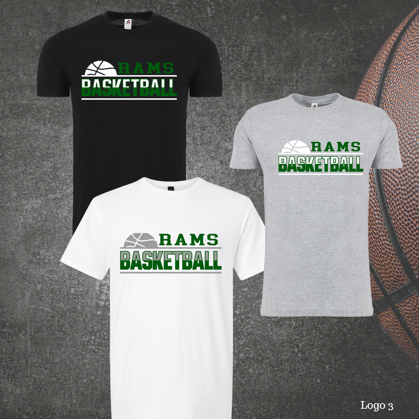 CD Girls Middle School Basketball Court Graphic