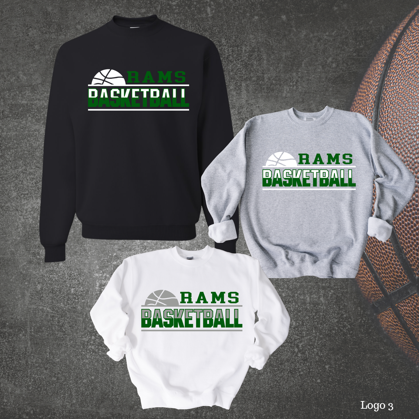 CD Girls Middle School Basketball Court Graphic