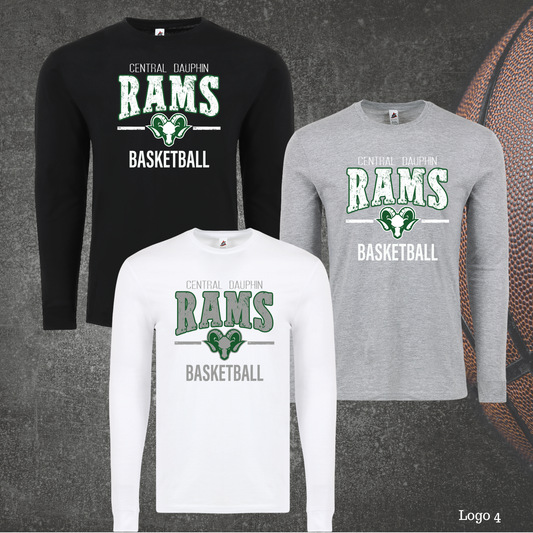 CD Girls Middle School Basketball Distressed Graphic