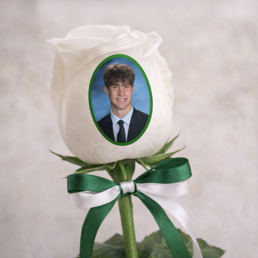 Personalized Photo Rose Keepsake 🌹
