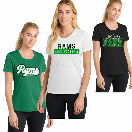 Spirit Wear Ladies Posicharge Tee