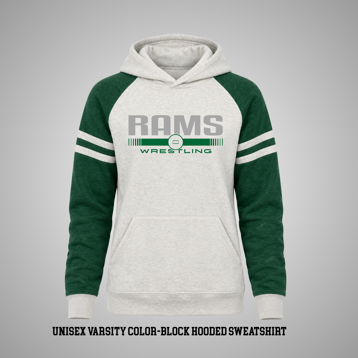 CDBW Unisex NuBlend Varsity Colorblock Hooded Sweatshirt