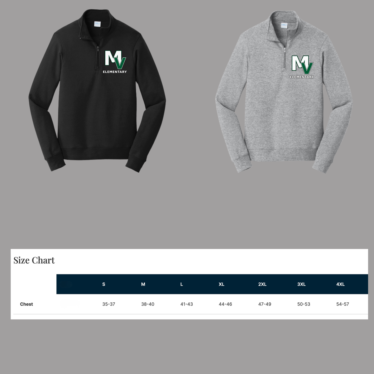 MV Quarter Zip Sweatshirt
