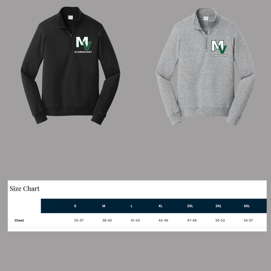 MV Quarter Zip Sweatshirt