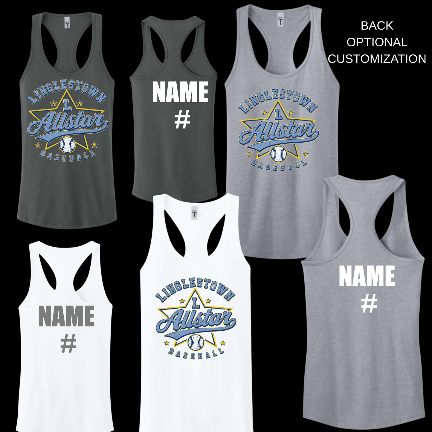 Linglestown Allstars Women's Racerback Tank