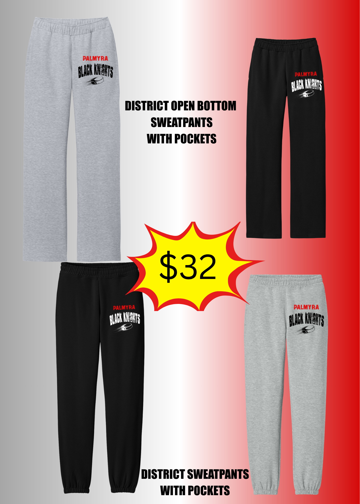 Palmyra Black Knights District Sweatpants