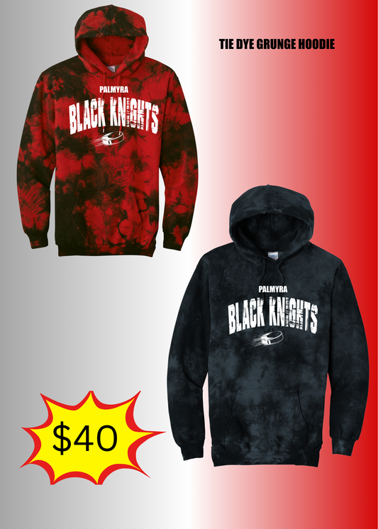 Palmyra Black Knights Tie Die Hoodie