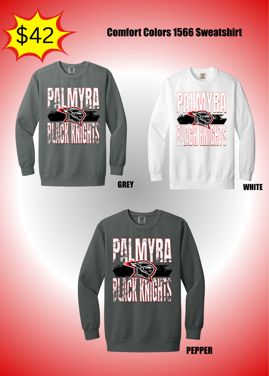 Palmyra Black Knights Comfort Colors Sweatshirt