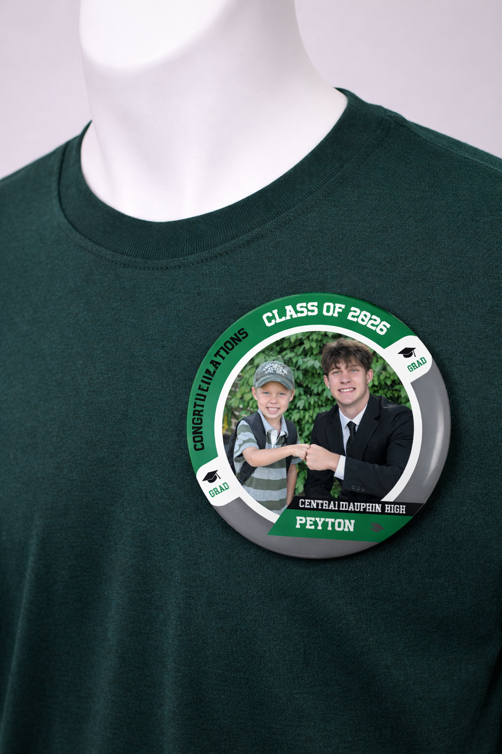 Personalized Graduation Photo Pin