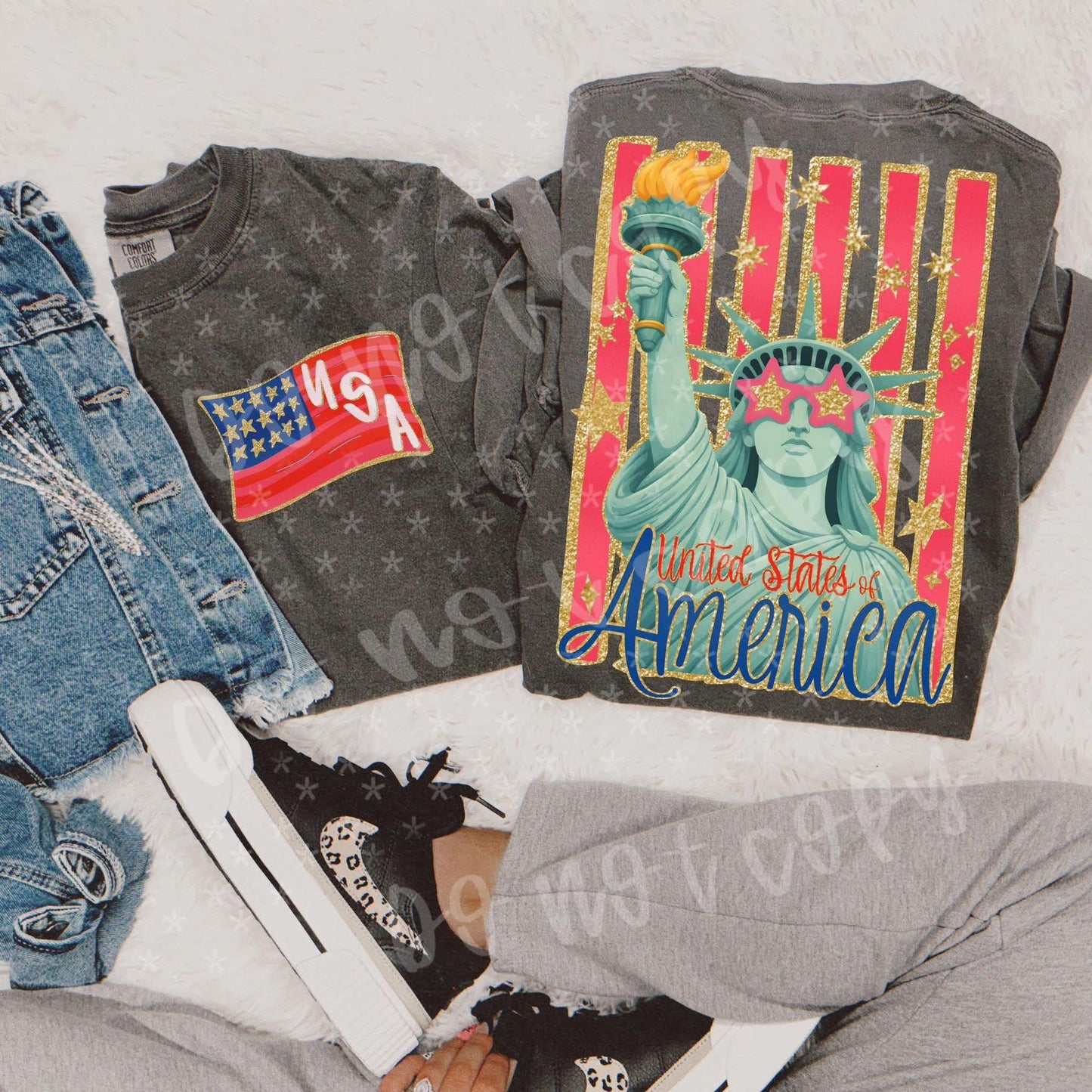 Sparkle Liberty Tee - NEW