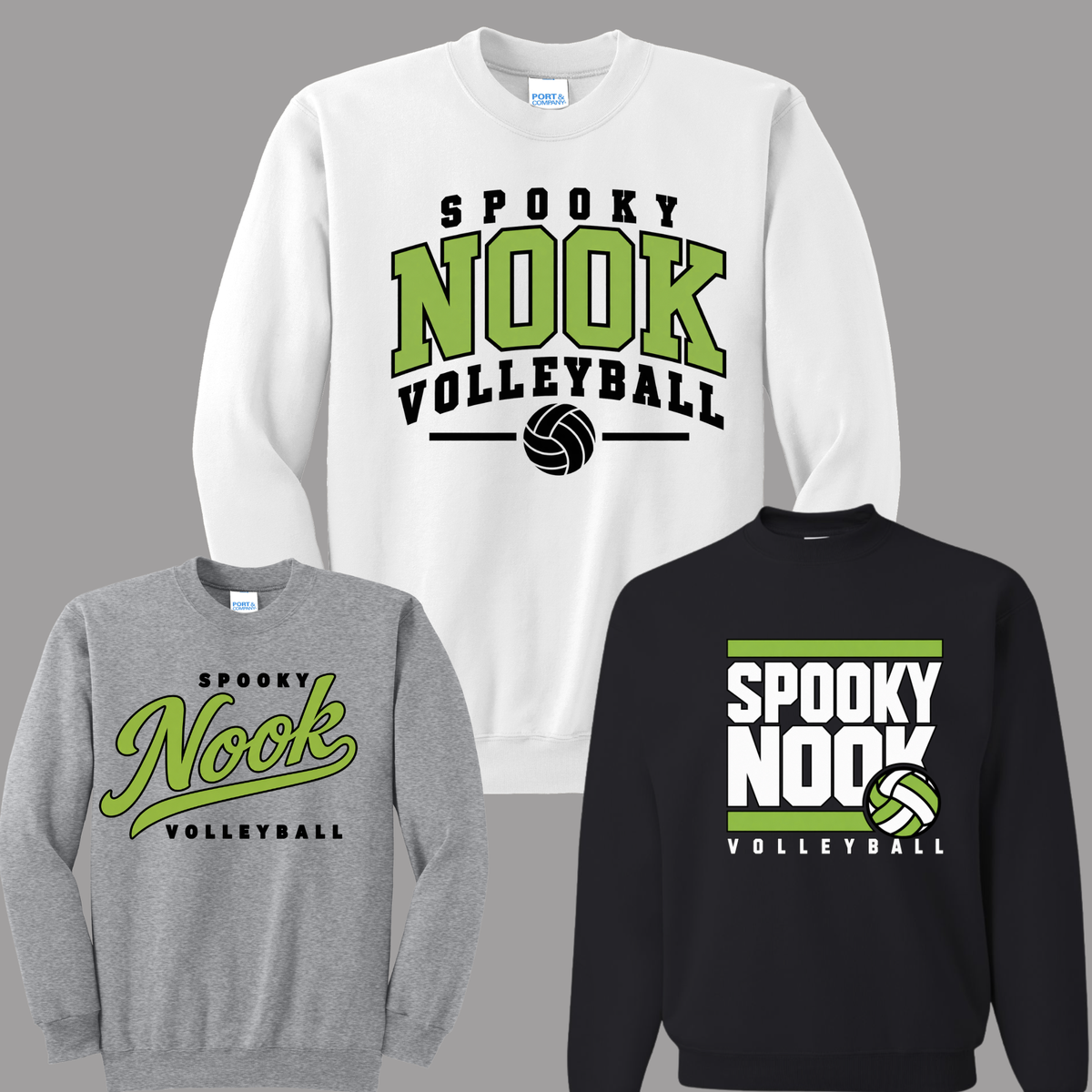 The Basic Sweatshirt - Spooky Nook Volleyball