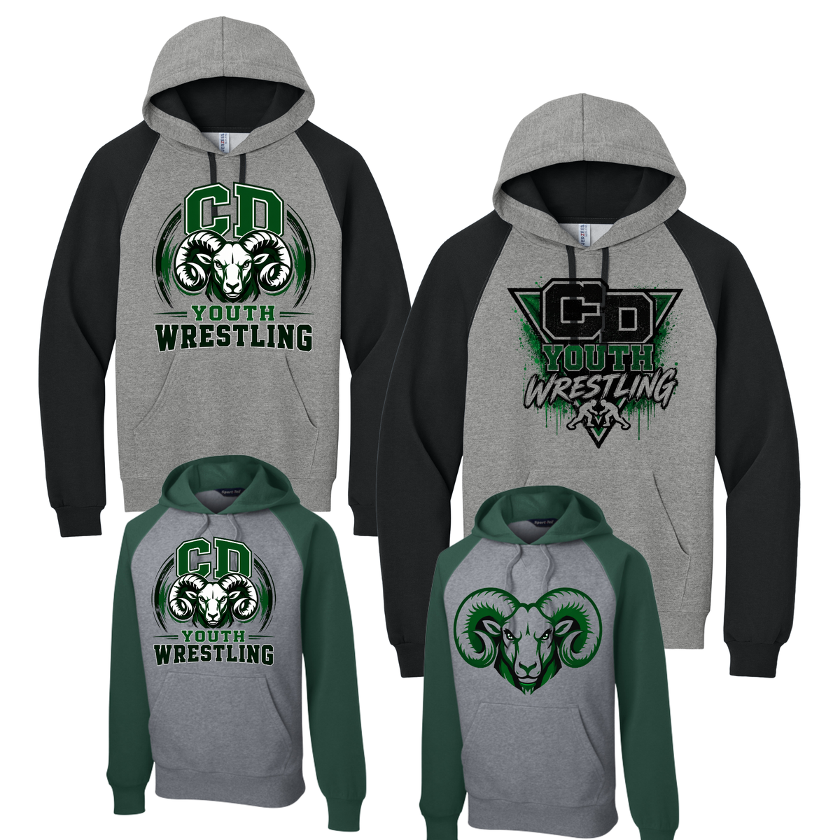 The Raglan Colorblock Hoodie - CDYW